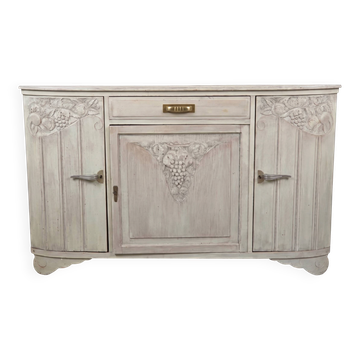 Art Deco buffet in patinated wood