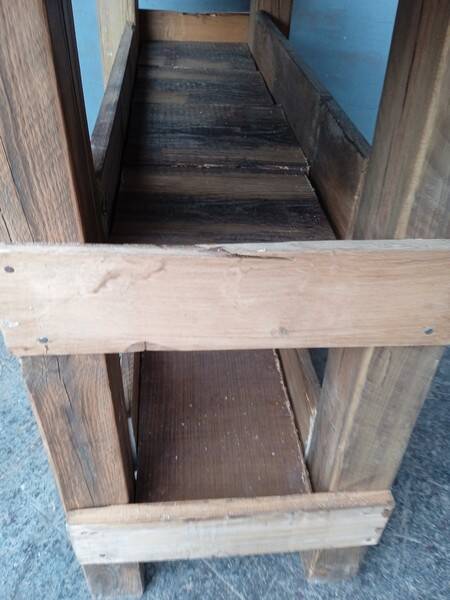 Professional furniture 120cm old solid wood workbench