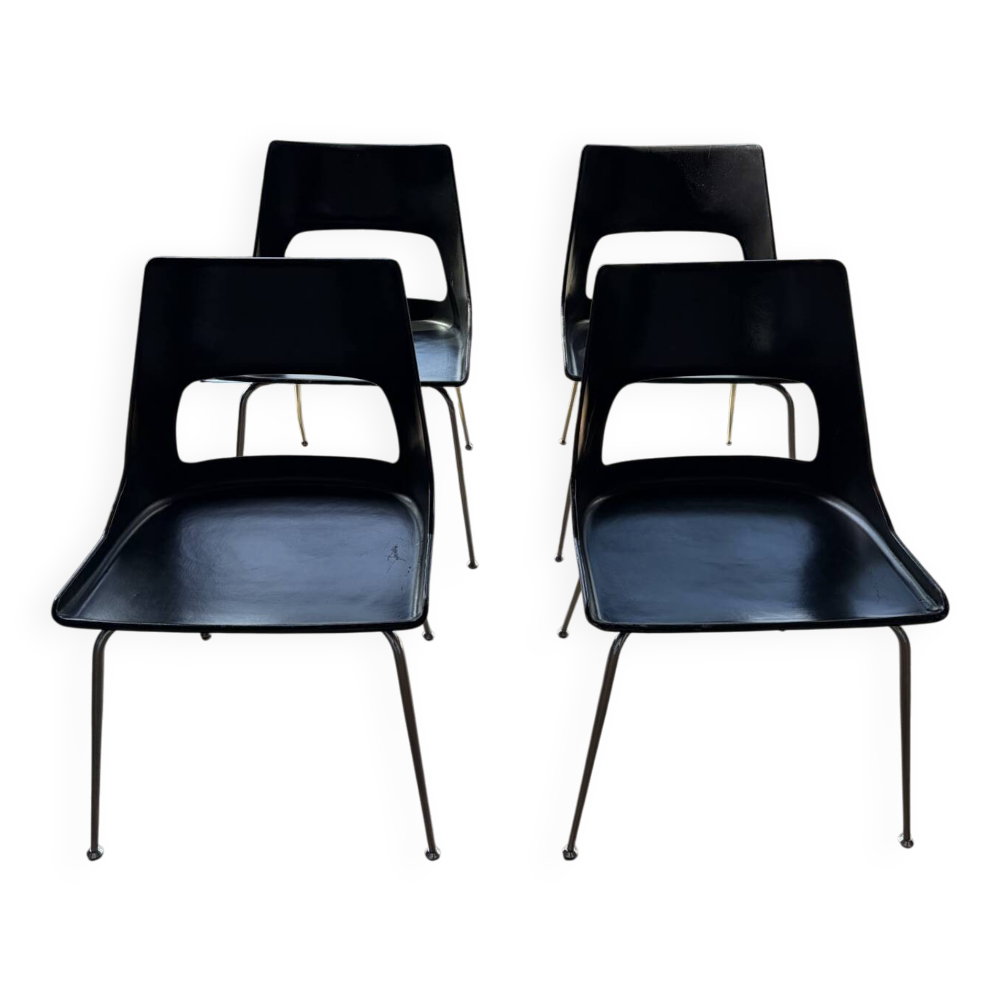 Ensemble de 4 chaises de Kay Kørbing 1960