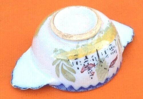 Faience of charolles bowl "in the village"  1940