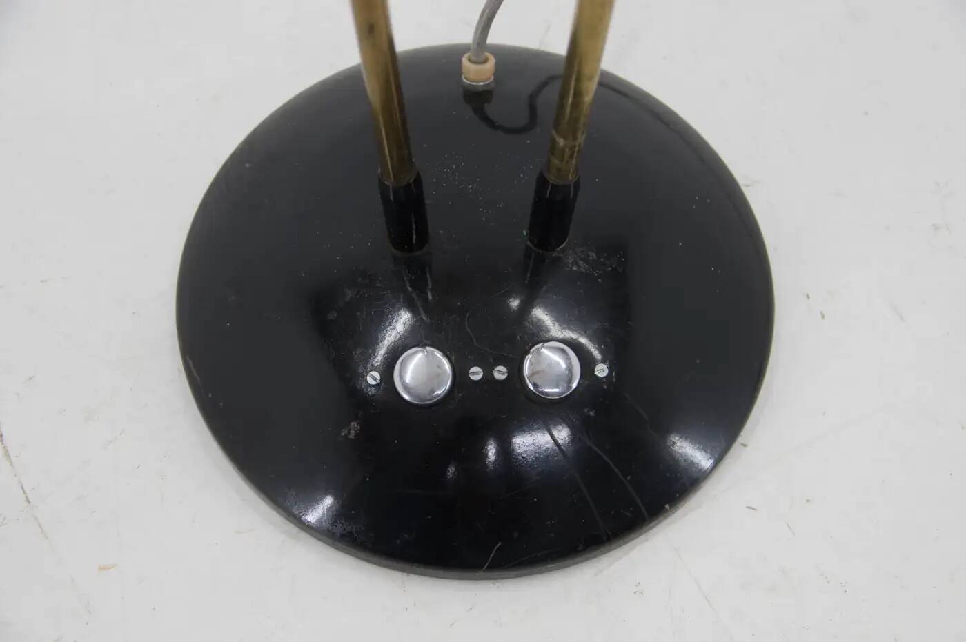 Lampe de sol mid-century par Drukov, années 1960.