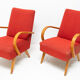 Pair of bentwood armchairs by Jaroslav Šmídek, 1960´s