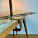 Mid-century italian brass table lamp, 1950s