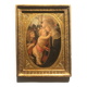 Ancient Italian gilded wood icon