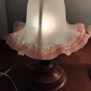 Set of two Art Nouveau bedside lamps.