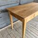 Table de campagne bois brut