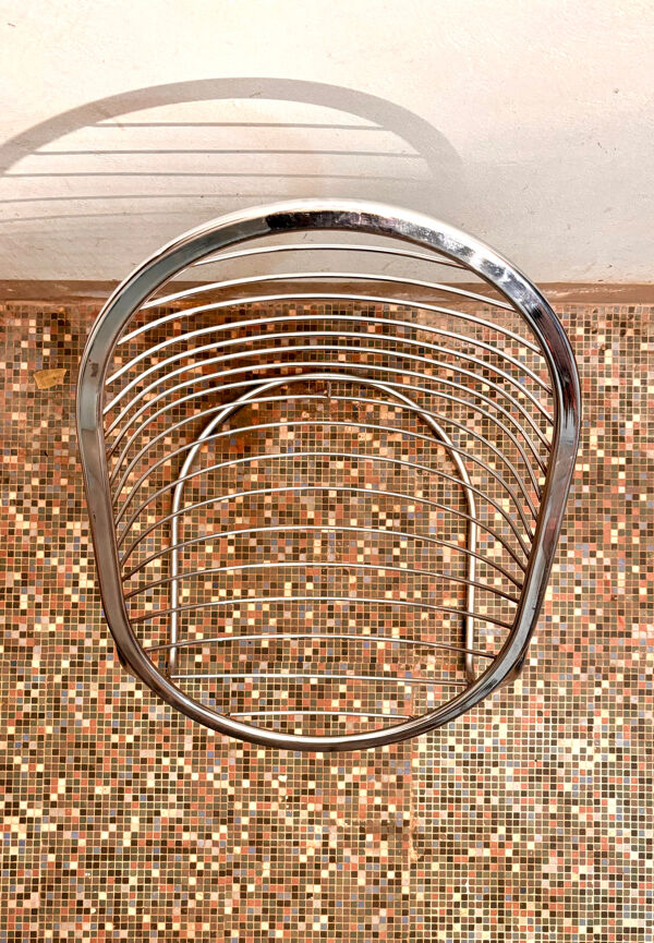 Fauteuil chromé Gastone Rinaldi