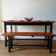 Table de ferme et son banc