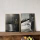 Photographies anciennes lac et montagne