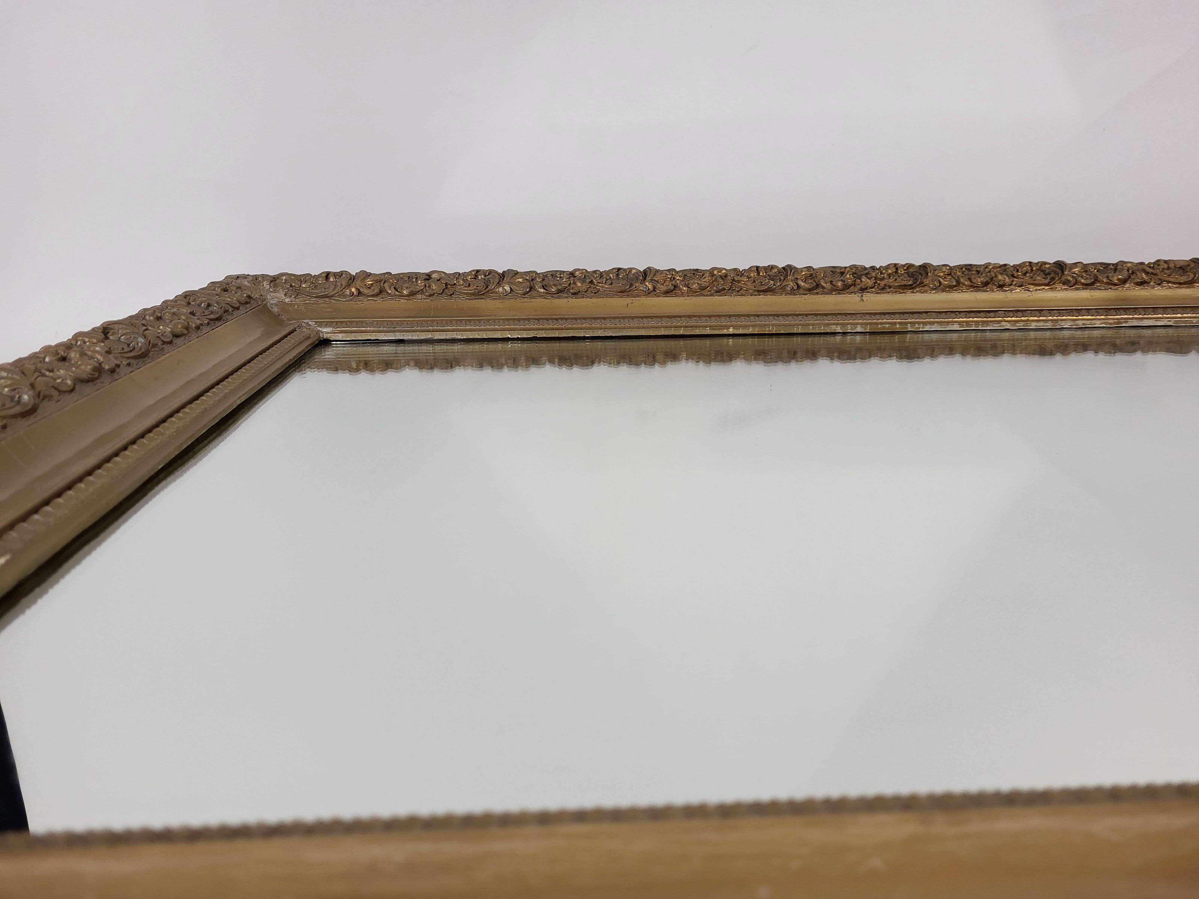 Gilded wooden mirror Napoleon III