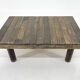 1950's vintage industrial wood & iron coffee table