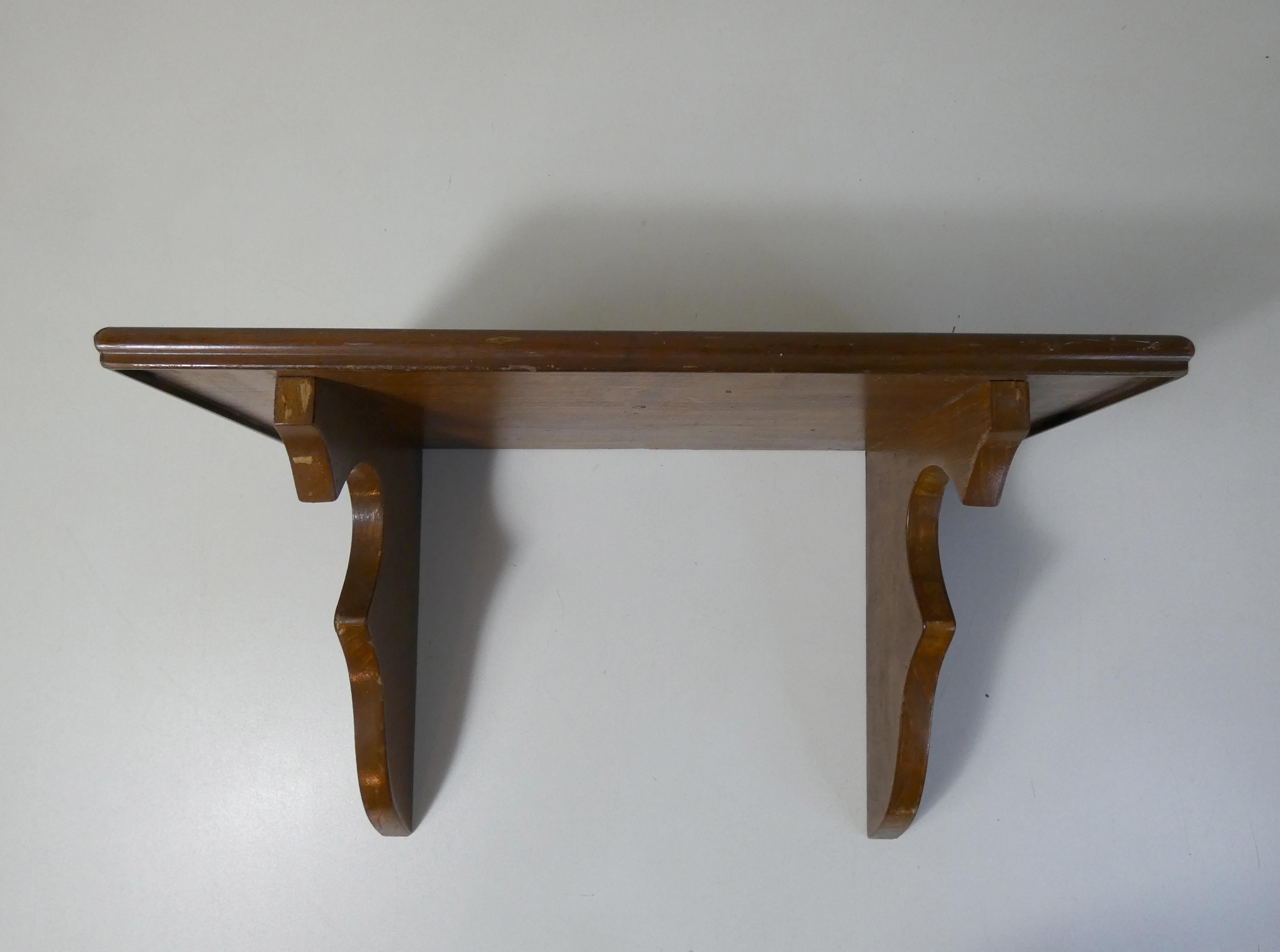 Wall shelf wooden shelf