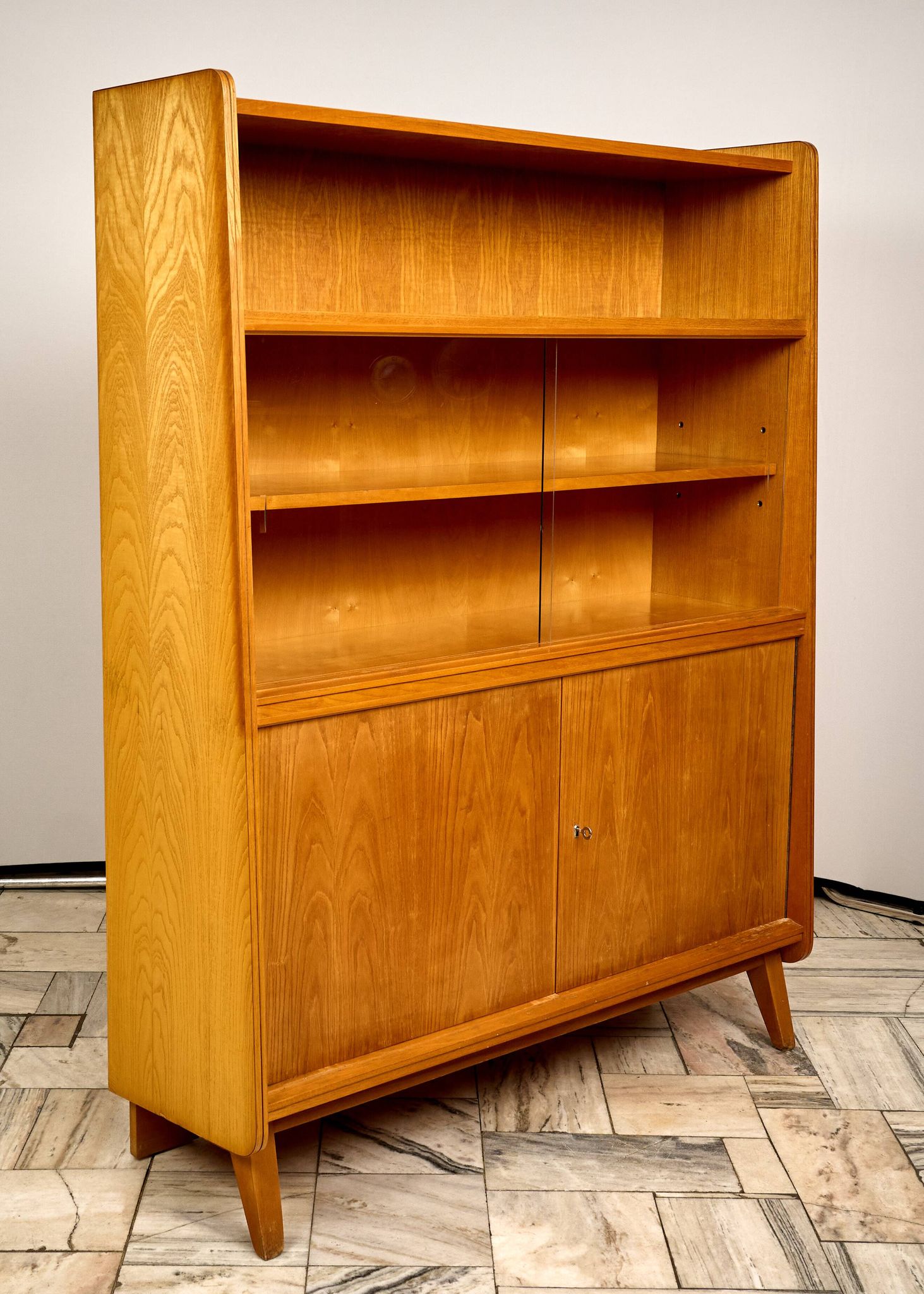 Vintage TATRA Bookcase / Display Cabinet, 1960s, Czechoslovakia