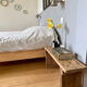 Wooden bedside table