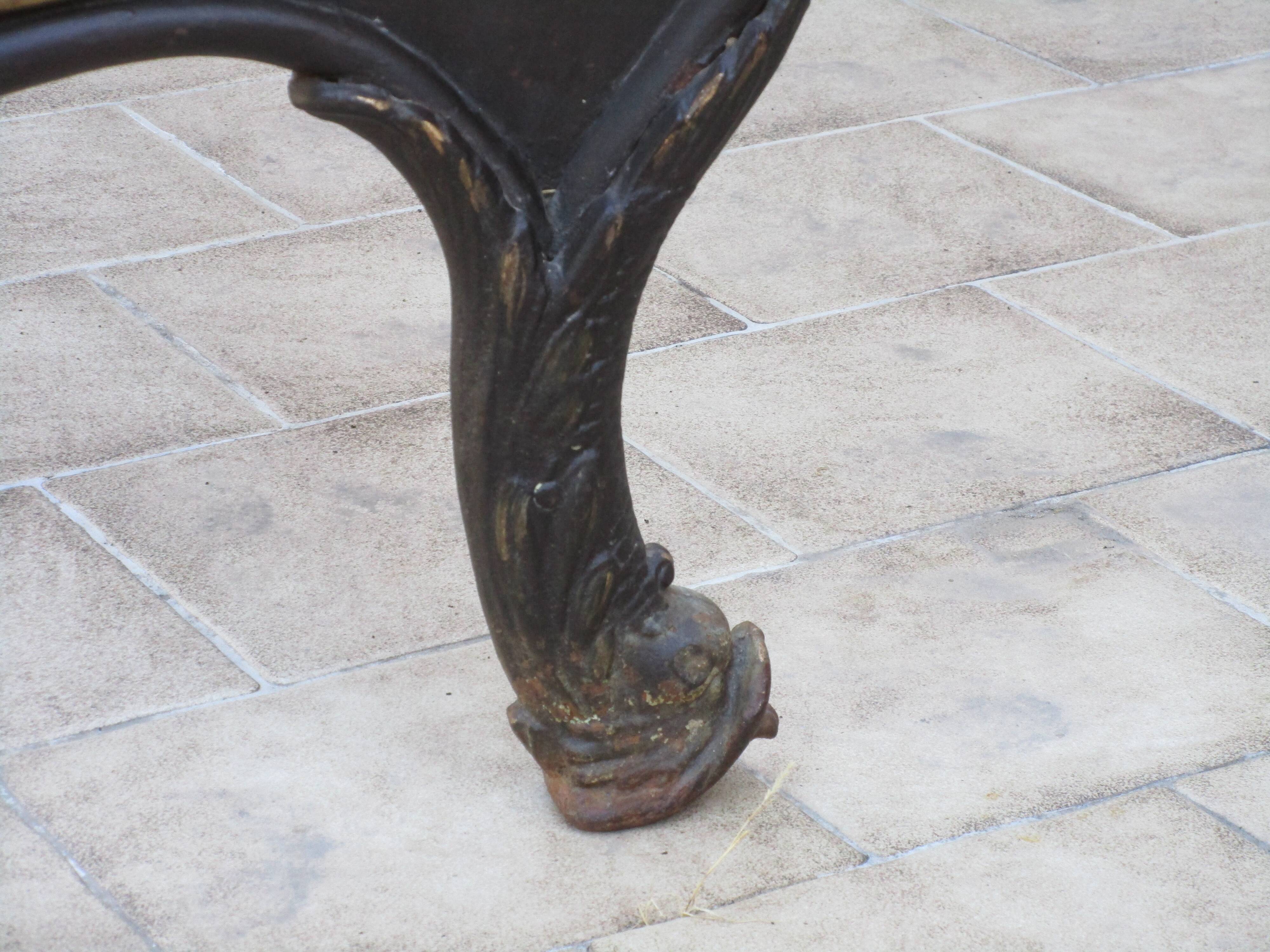 Metal bed Napoleon III style