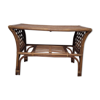 Rattan coffee table