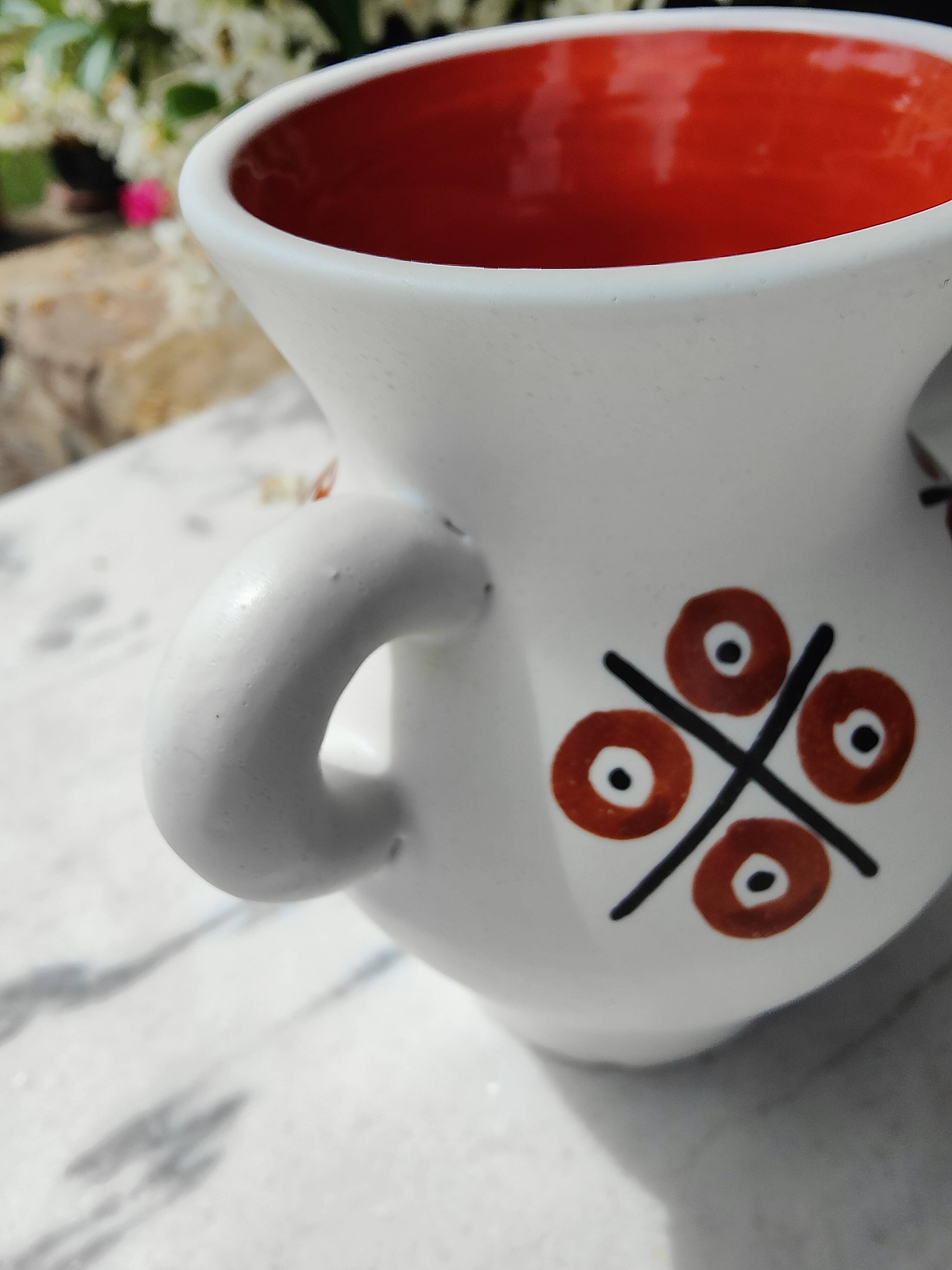 Unique piece, André Baud ceramic vase for Vallauris, 50s-60s