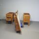 Large oak architect desk / table 1940's