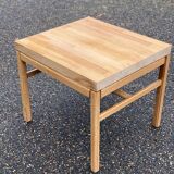 Scandinavian coffee table from the 60s in solid raw oak