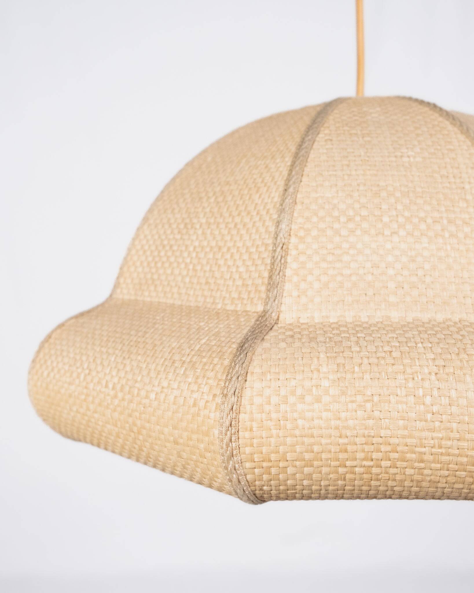 Suspension in natural raffia, France, 1960s