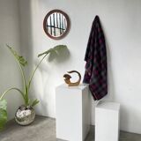 Vase sculpture en bois