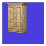 Solid Pine Wardrobe, 1920s