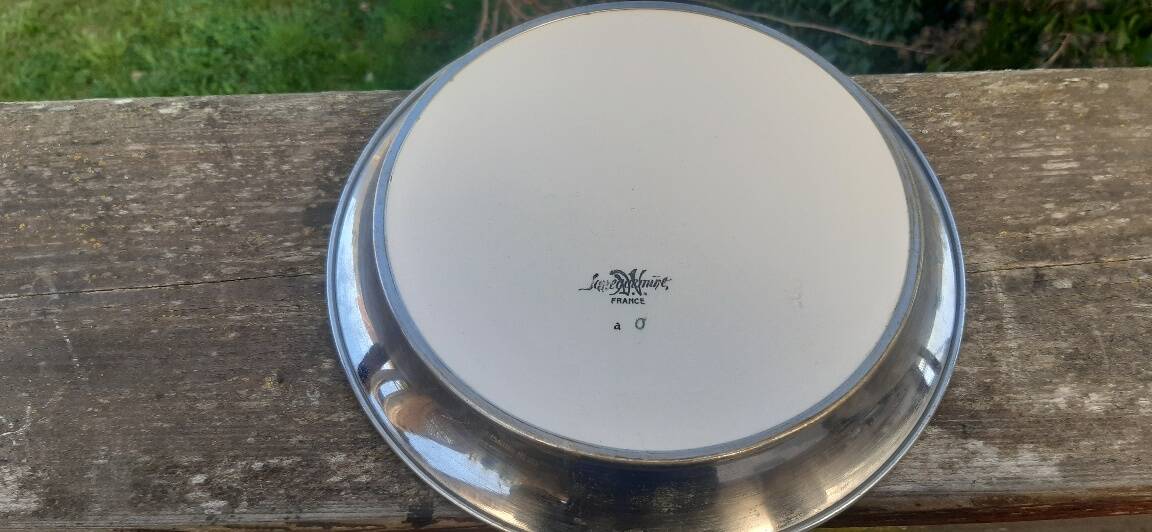 Louis XV Sarreguemines decor tray