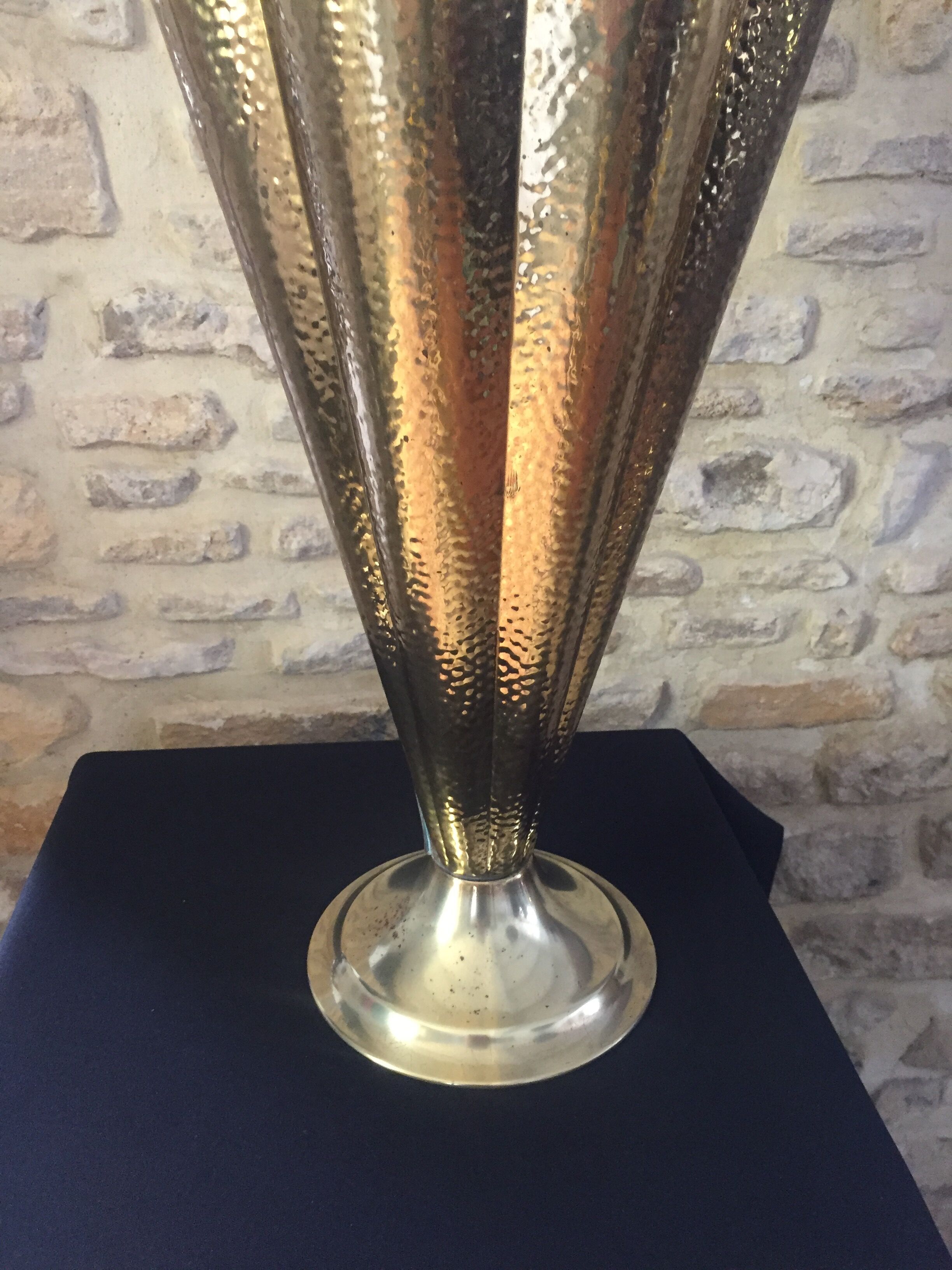 Vintage brass umbrella holder