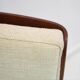 Pair of modernist Italian wooden accent chairs by Barovero.