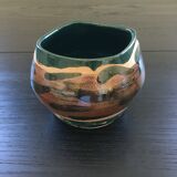 Cache pot pièce unique signée