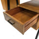 Vintage desk in birch veneer of years 60