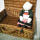 Wicker suitcase