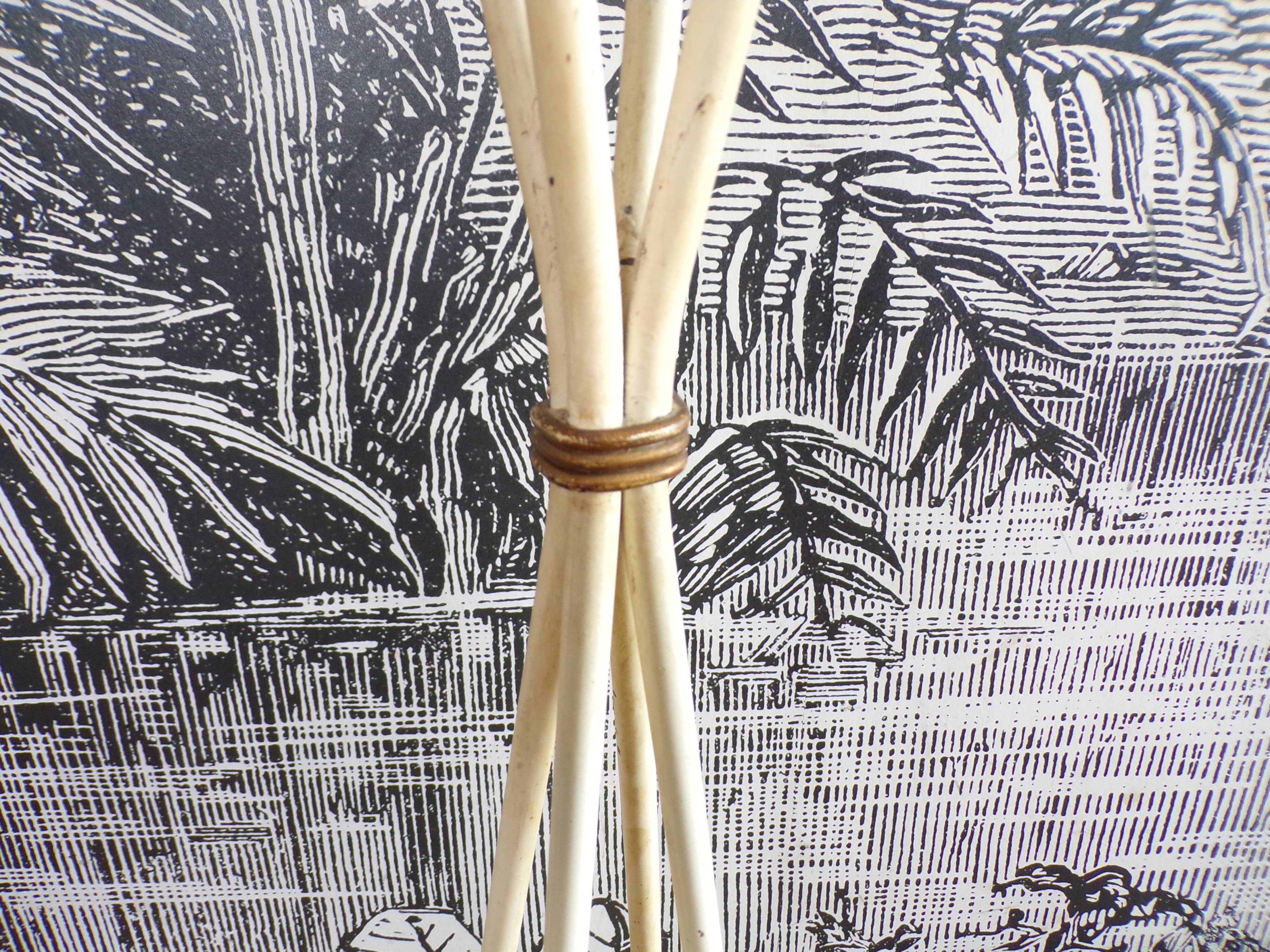 Lily of the valley floor lamp by René Mathieu for Lunel