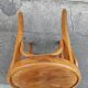 Curved wooden stool