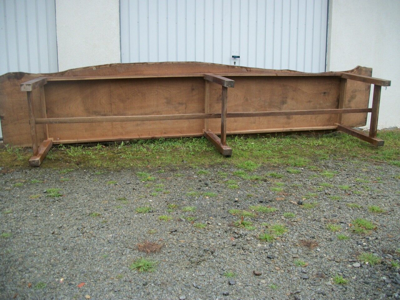 Brutalist farmhouse table