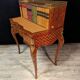 Bureau à Gradin Style Louis XV En Marqueterie