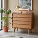 Vintage chest of drawers 1960s | scandinavian design | compass legs | 4 drawers