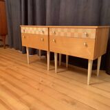 Pair of bedside tables, 1960s