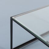Coffee table of Italian architectural design of the 1960s