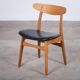 Oak Dining Chair attributed to Hans J. Wegner for Carl Hansen & Son, Denmark, 1952