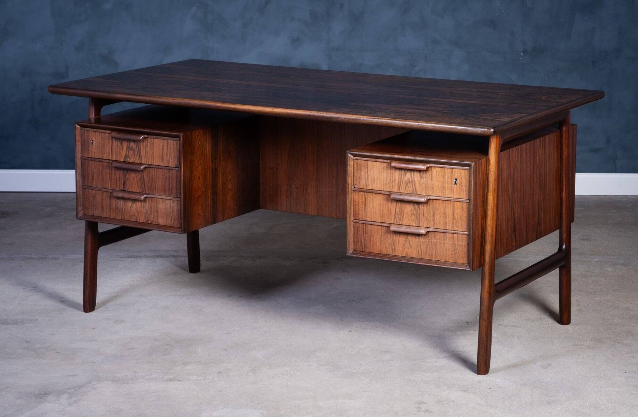 Bureau en Palissandre par Gunni Omann pour Omann Jun Møbelfabrik, 1960s