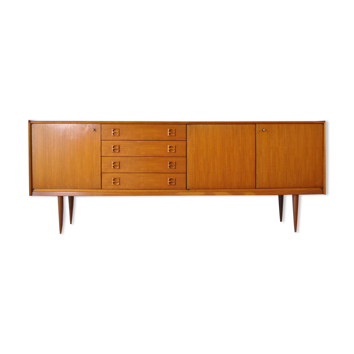 Scandinavian teak row 1970