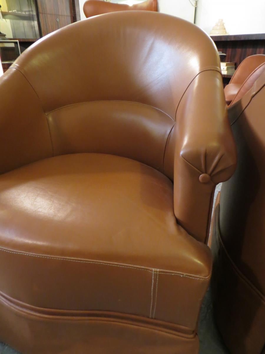 Armchairs leather