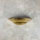 5 half moon brass wall lights Hollywood Regency style by Egoluce