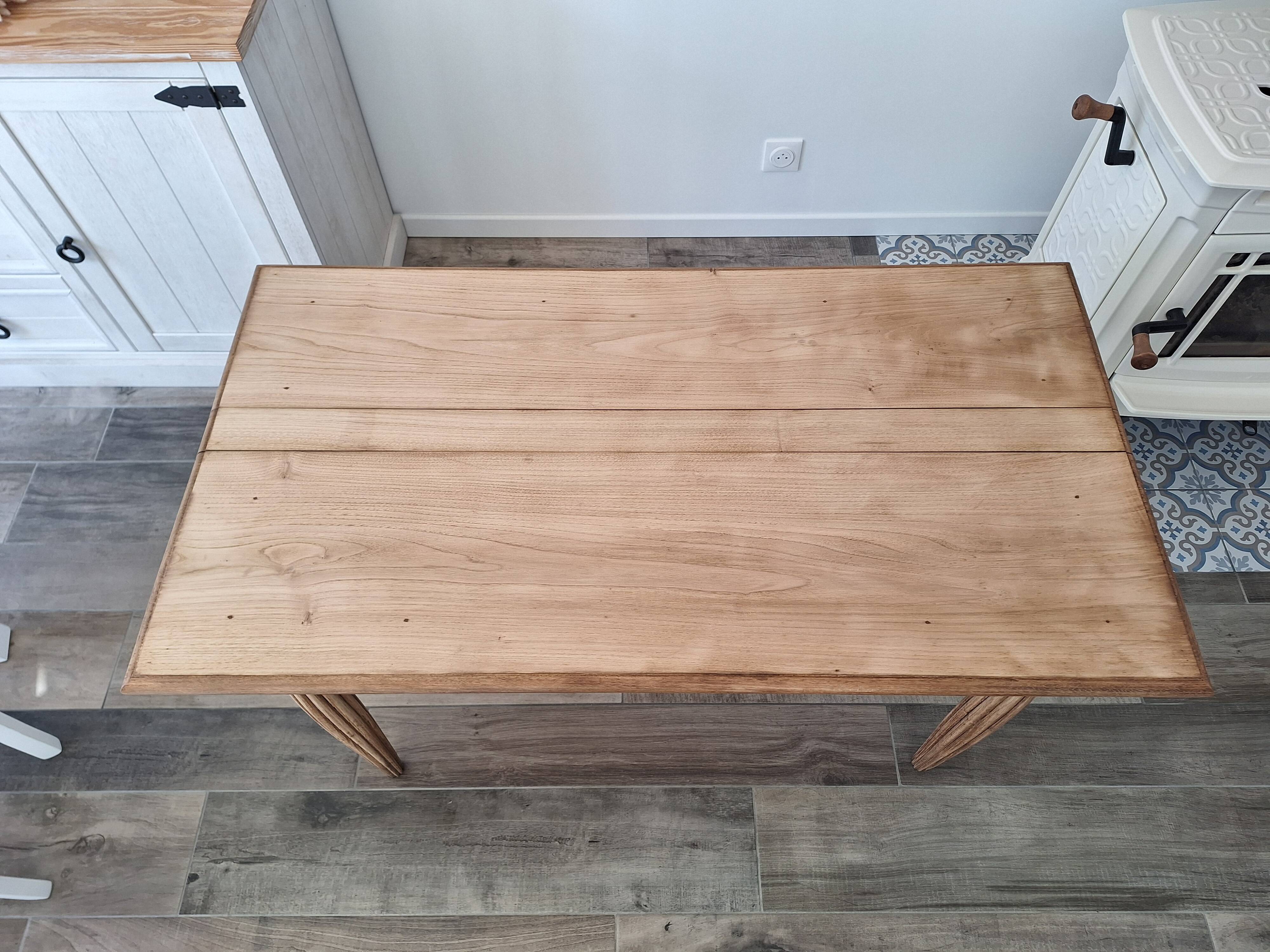 Country style oak farmhouse desk / table
