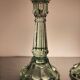 2 Bougeoirs en verre