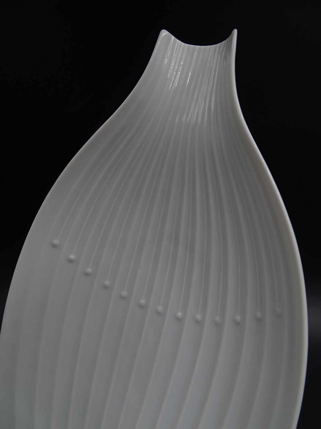 Coupe ou vide-poche en porcelaine blanche - Rosenthal, vers 1970