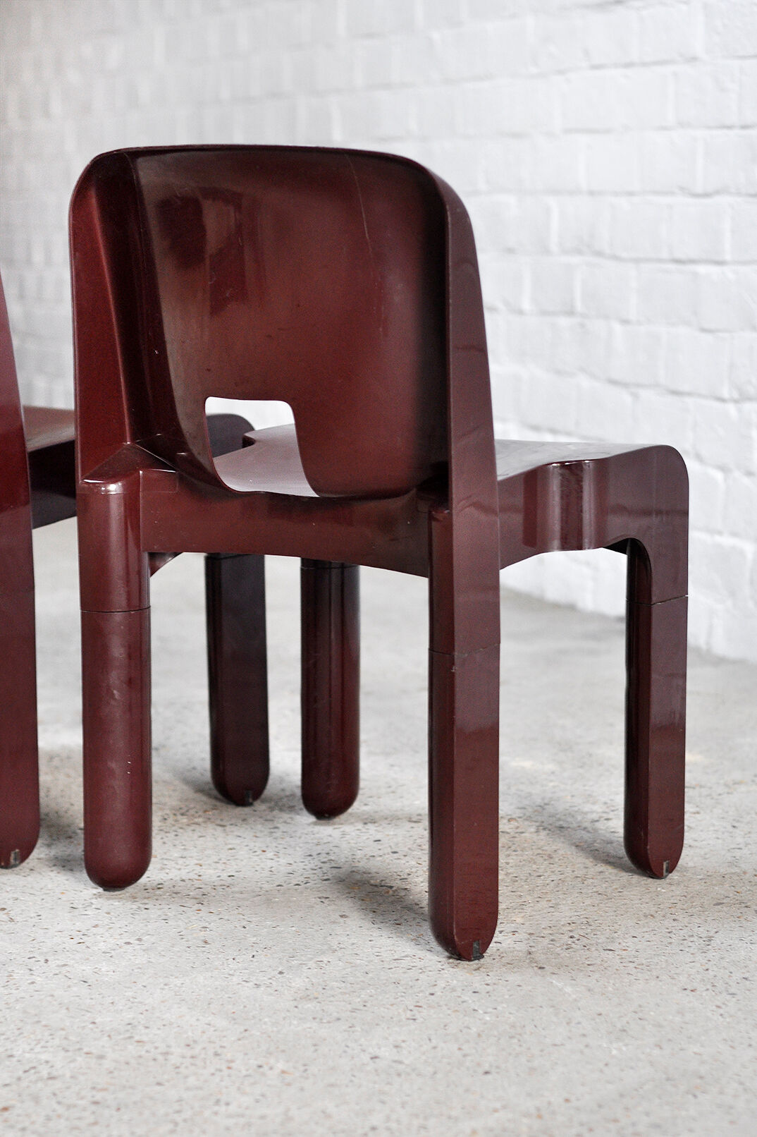 'Universale' Chairs model 4869 by Joe Colombo for Kartell, Set of 5, 1970s