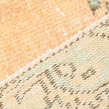 6x9 Vintage Light Yellow Oriental Vintage Rug, 180x277Cm