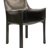 Cassina leather armchair